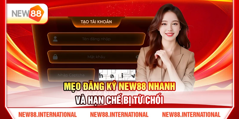 Hướng Dẫn Đăng Ký NEW88 Cho Người Mới Chỉ Trong 3 Phút 4 Mẹo Đăng Ký NEW88 Nhanh Và Hạn Chế Bị Từ Chối